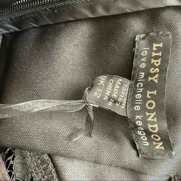 NWT Lipsy London Black Strapless Dress LBD - Picture 6 of 6